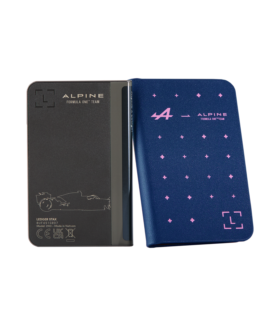 Alpine Formula 1 Team x Ledger Stax™ bundle