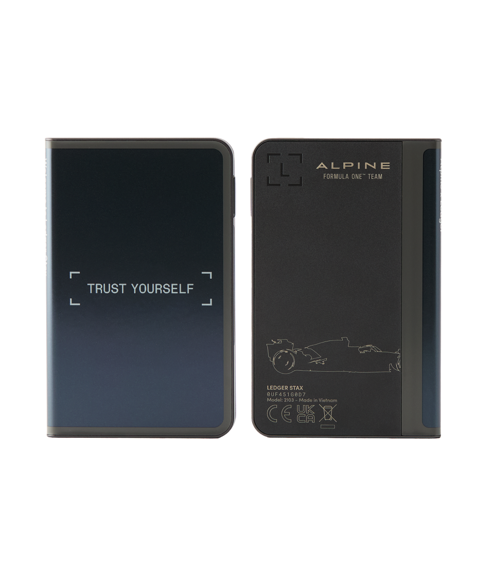 Alpine Formula 1 Team x Ledger Stax™ bundle