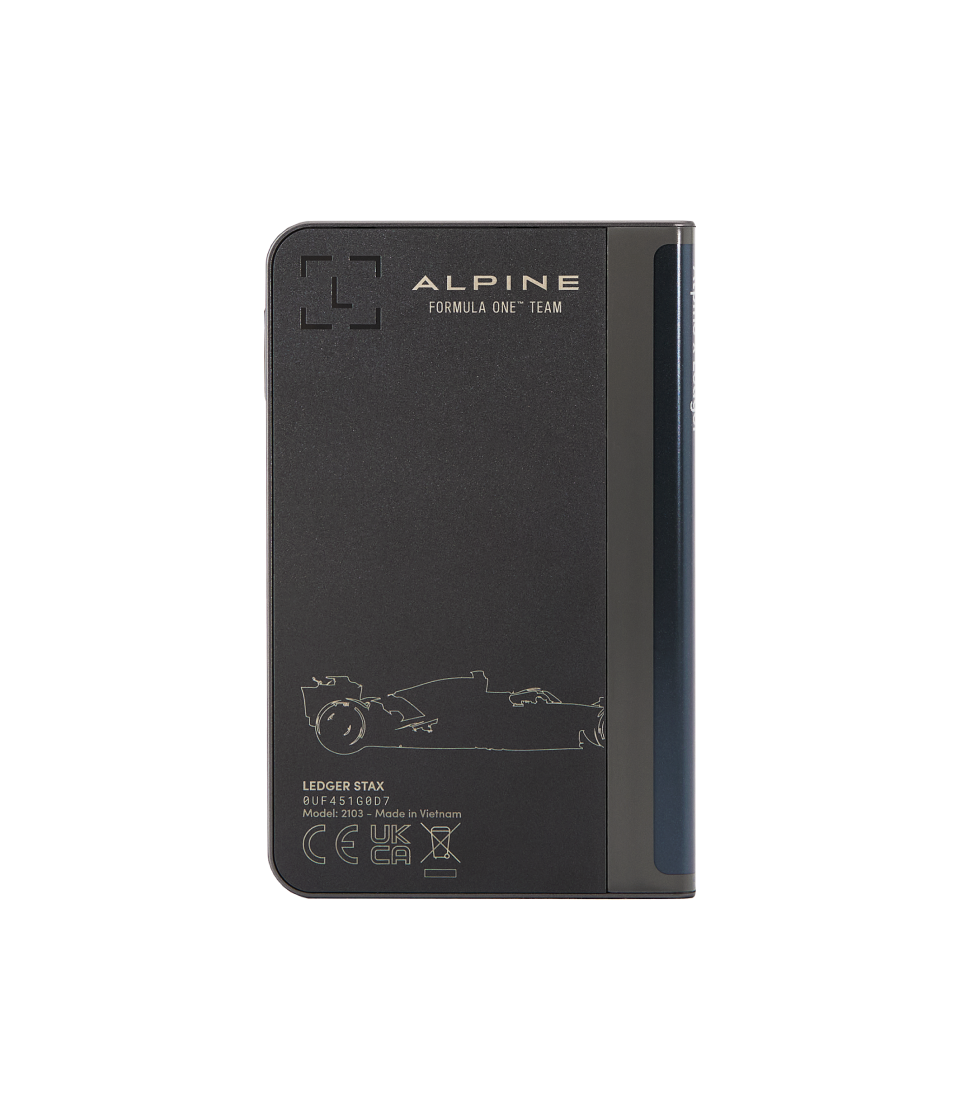 Alpine Formula 1 Team x Ledger Stax™ bundle